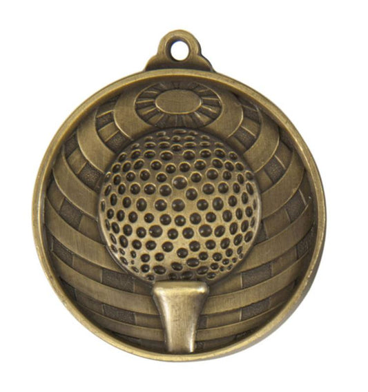 1073-10G Global Medal-Golf 5cm
