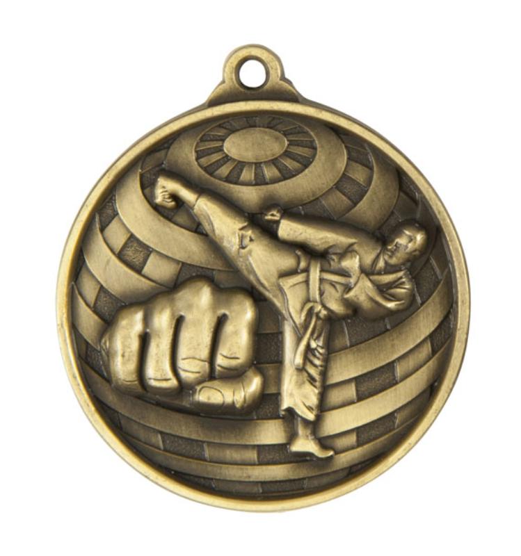1073-11G Global Medal-Martial Arts 5cm