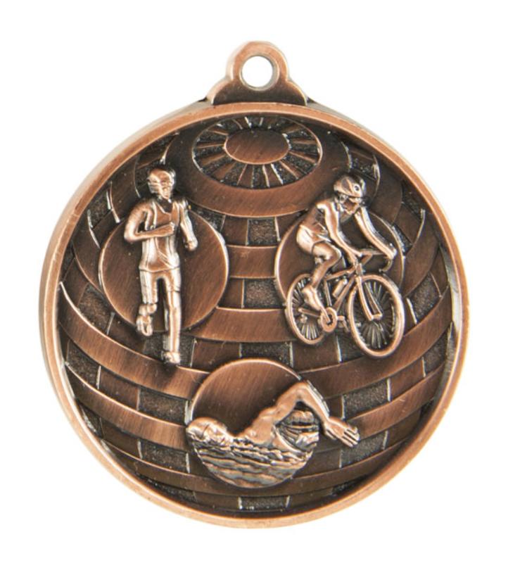 1073-15BR Global Medal-Triathlon 5cm