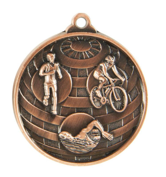 1073-15BR Global Medal-Triathlon 5cm
