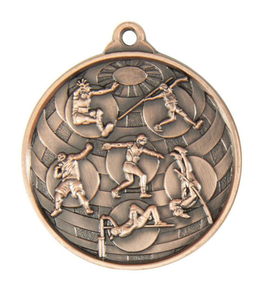 1073-16BR Global Medal-Aths. Field 5cm