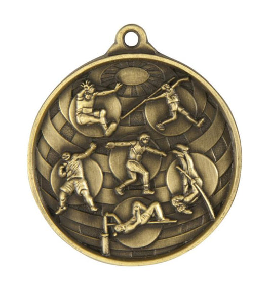 1073-16G Global Medal-Aths. Field 5cm