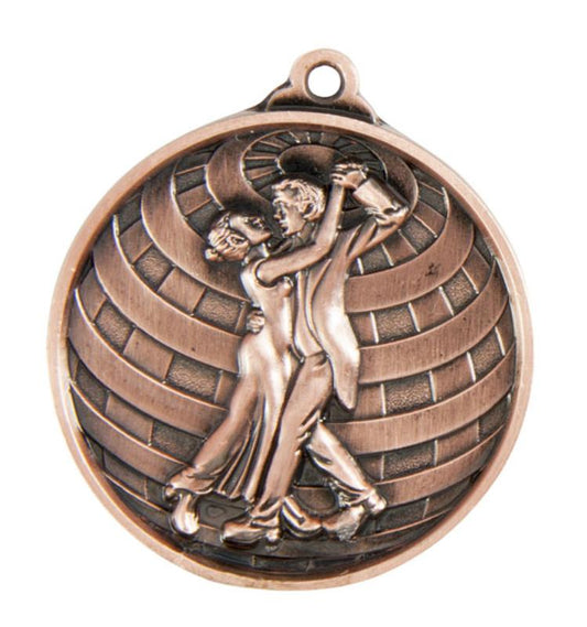 1073-19BR Global Medal-Dance 5cm