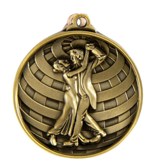 1073-19G Global Medal-Dance 5cm