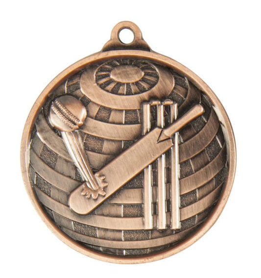 1073-1BR Global Medal-Cricket 5cm