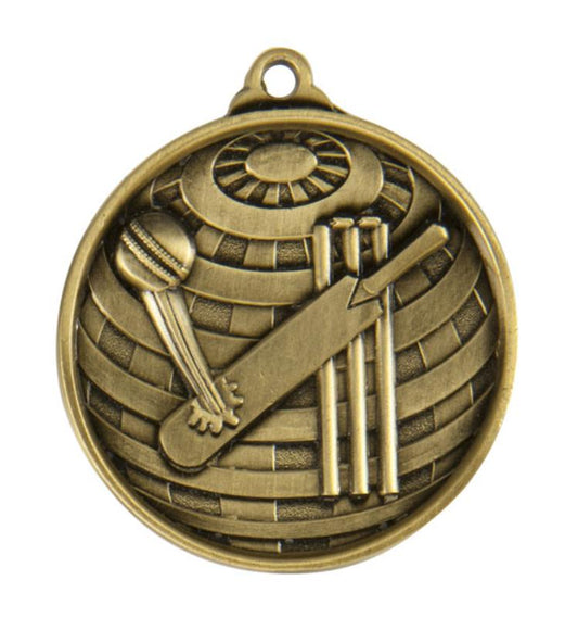 1073-1G Global Medal-Cricket 5cm