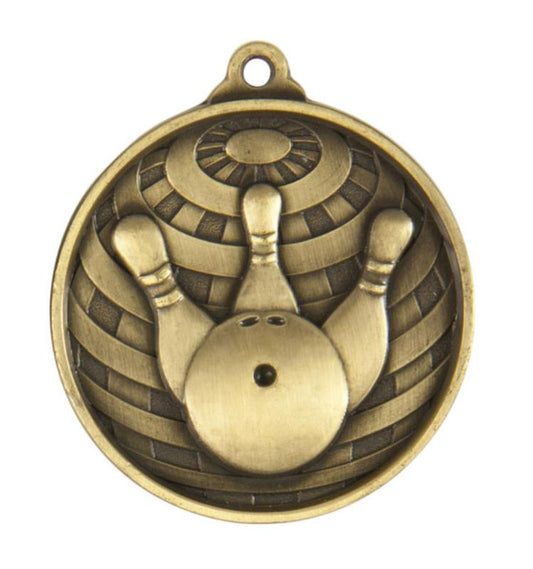 1073-21G Global Medal-Tenpin 5cm