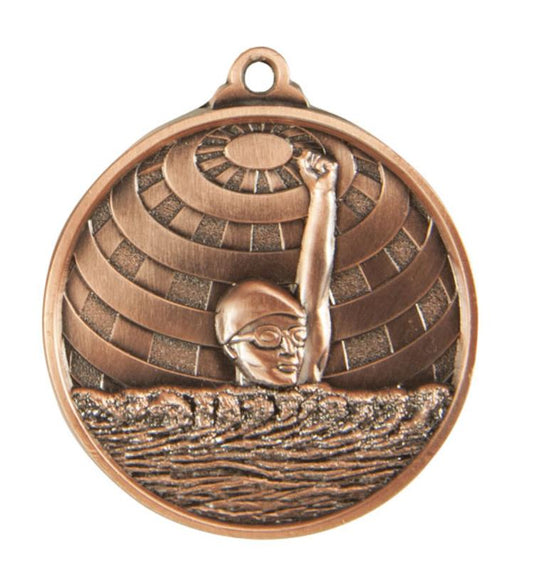 1073-2BR Global Medal-Swimming 5cm