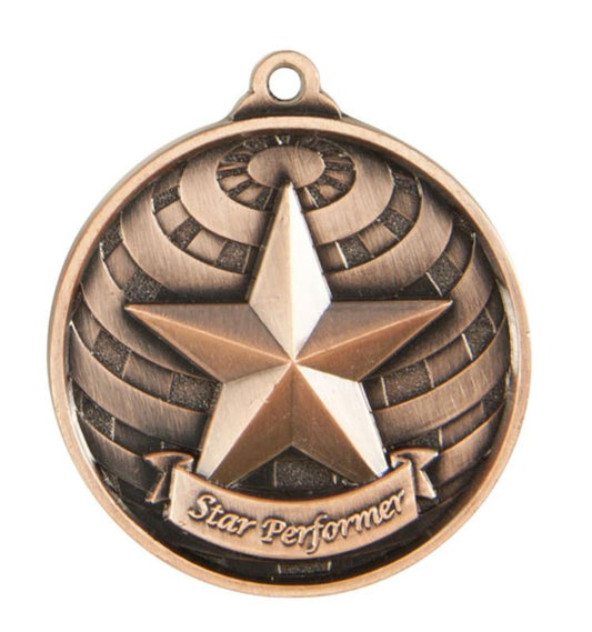 1073-37BR Global Medal-Star Performer 5cm