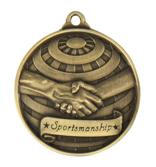1073-38G Global Medal-Sportsmanship 5cm