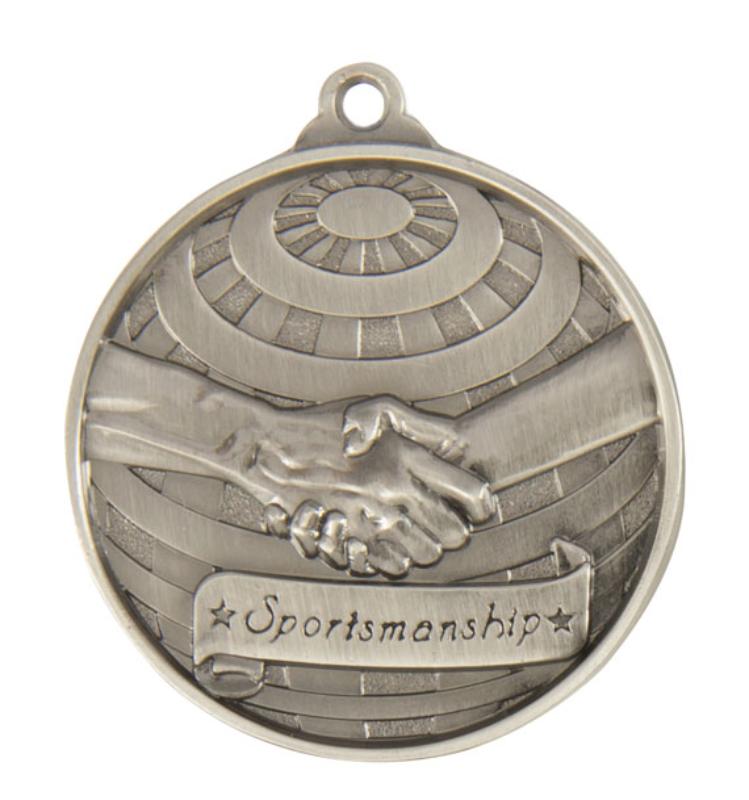 1073-38S Global Medal-Sportsmanship 5cm