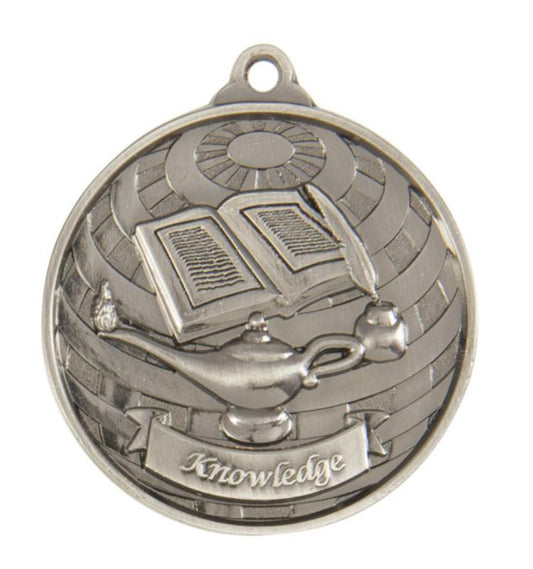 1073-39S Global Medal-Lamp of Knowledge 5cm