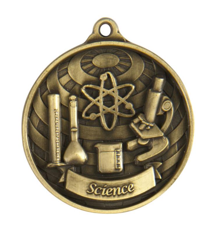 1073-41G Global Medal-Science 5cm