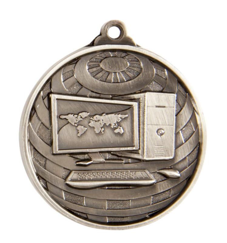 1073-42S Global Medal-Computers 5cm