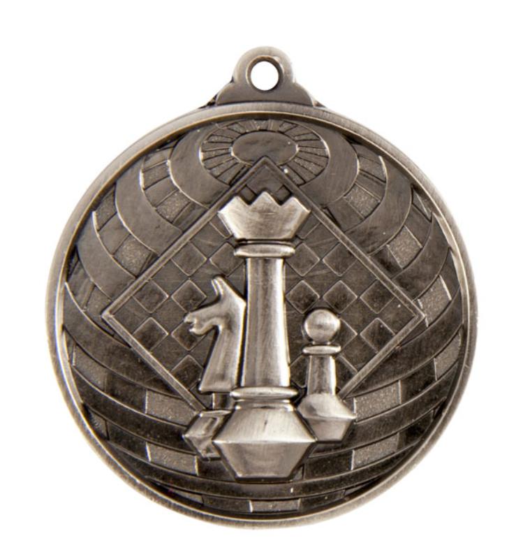 1073-43S Global Medal-Chess 5cm