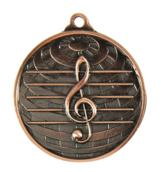 1073-44BR Global Medal-Music 5cm