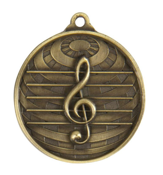 1073-44G Global Medal-Music 5cm