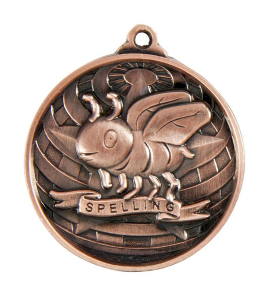 1073-50BR Global Medal-Spelling 5cm