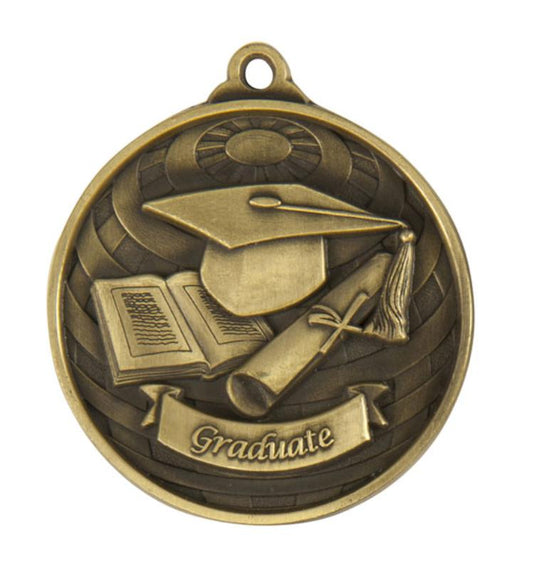 1073-52G Global Medal-Graduate 5cm