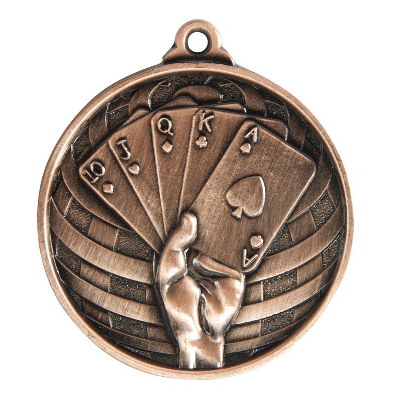 1073-54BR Global Medal-Poker 5cm