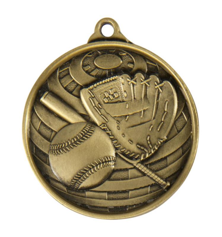 1073-5G Global Medal-Baseball/Softball 5cm