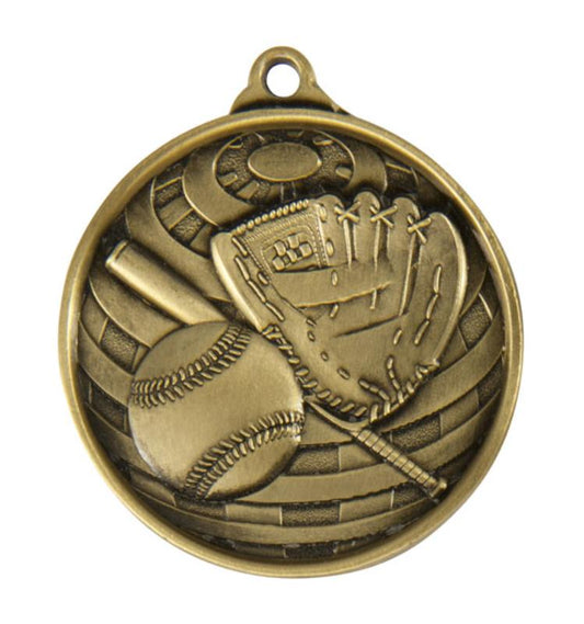1073-5G Global Medal-Baseball/Softball 5cm