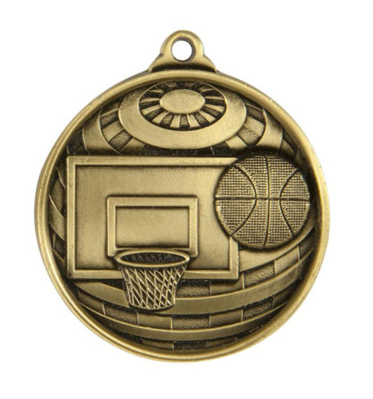 1073-7G Global Medal-Basketball 5cm