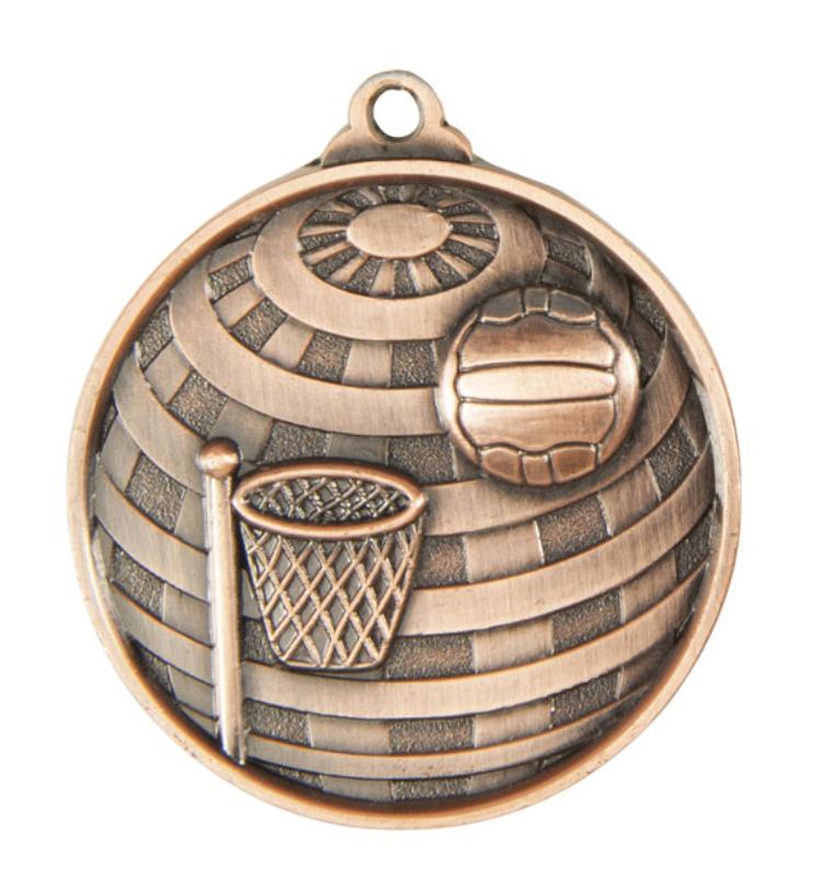 1073-8BR Global Medal-Netball 5cm