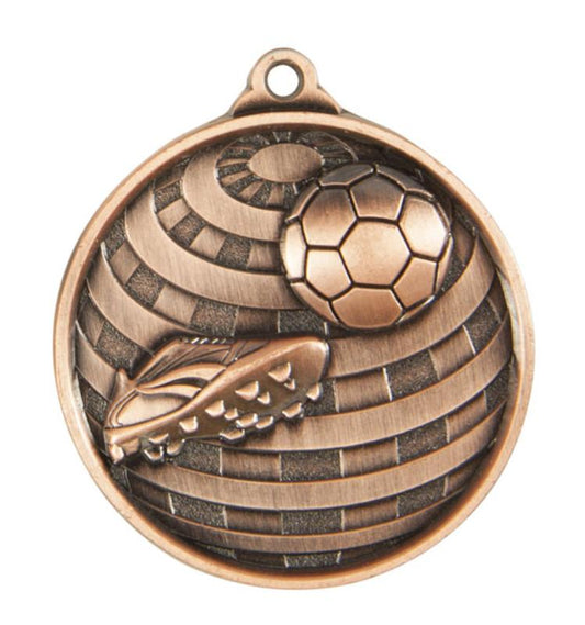 1073-9BR Global Medal-Football 5cm