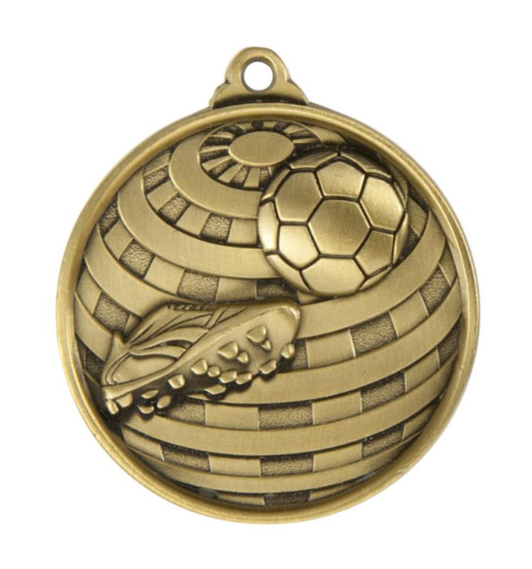 1073-9G Global Medal-Football 5cm
