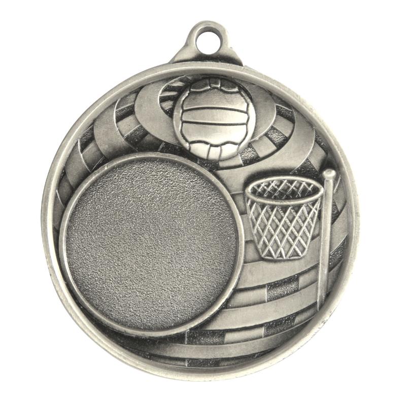1073C-8S Global Medal -Netball + 25mm insert 5cm