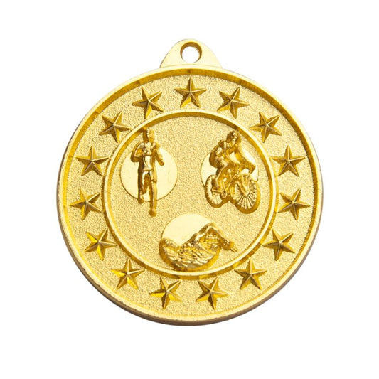 1074-15GVP Shooting Star Series - Triathlon 5cm