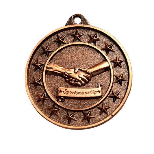 1074-38BR Shooting Star Series - Sportsmanship 5cm