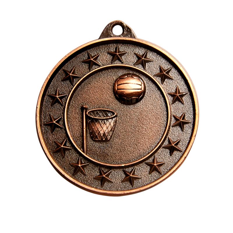 1074-8BR Shooting Star Series - Netball 5cm