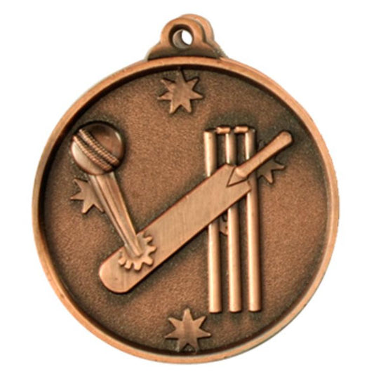 1075-1BR Southern Cross Medal-Cricket 5cm