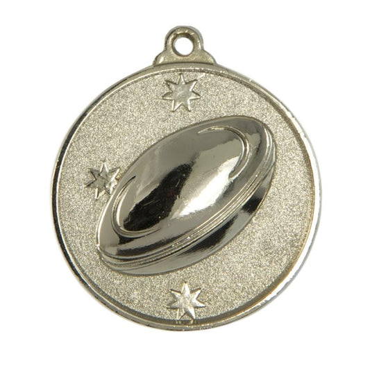 1075-6SVP Southern Cross Medal-Rugby 5cm