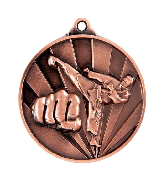 1076-11BR Sunrise Medal-Martial Arts 5cm