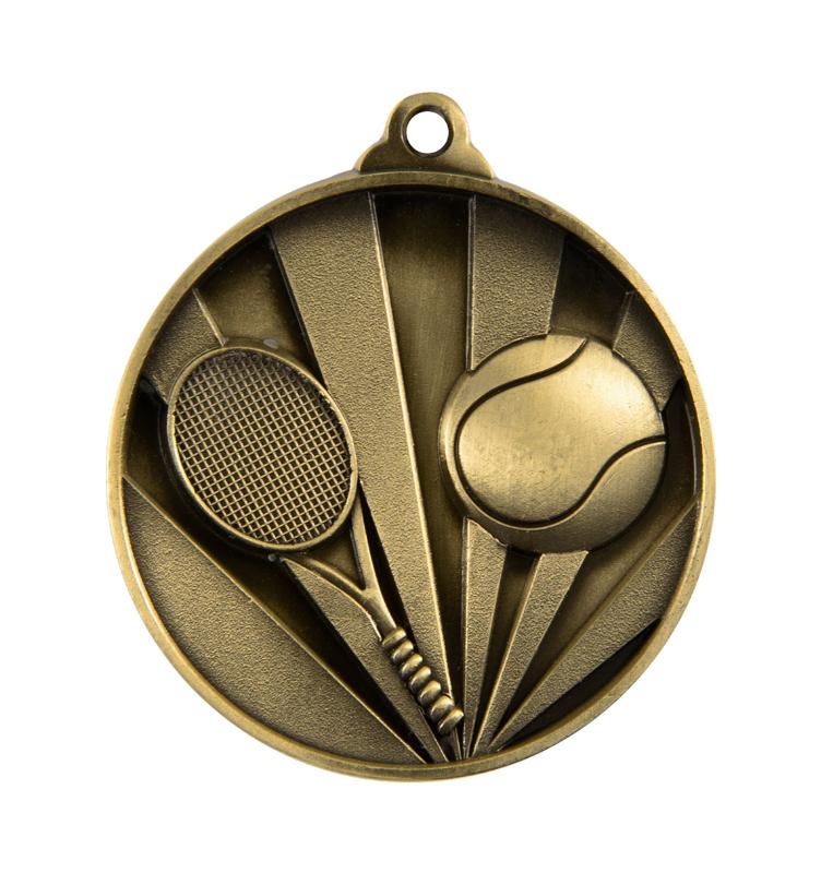 1076-12G Sunrise Medal-Tennis 5cm