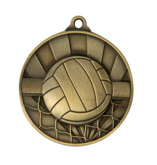 1076-13G Sunrise Medal-Volleyball 5cm