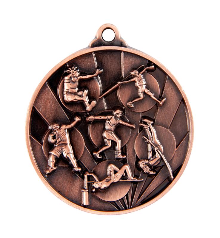 1076-16BR Sunrise Medal-Athletics Field 5cm