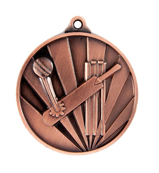 1076-1BR Sunrise Medal-Cricket 5cm