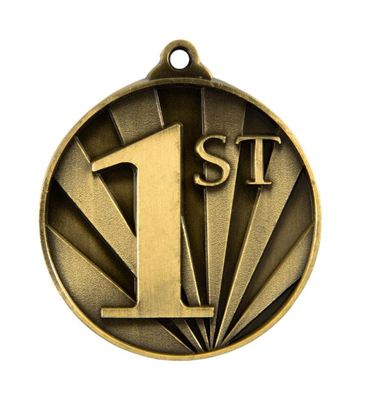 1076-1ST Sunrise Medal-1ST,2ND,3RD 5cm
