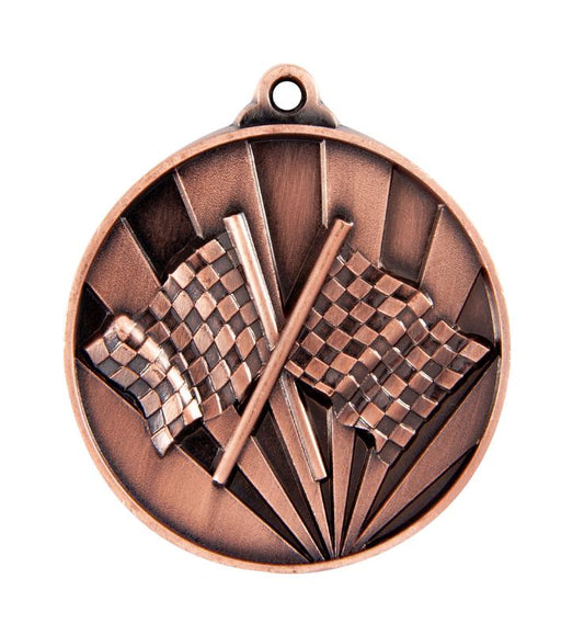 1076-23BR Sunrise Medal-Flags 5cm