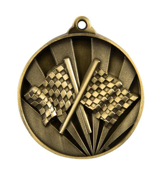1076-23G Sunrise Medal-Flags 5cm