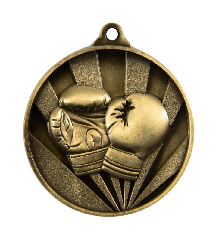 1076-32G Sunrise Medal-Boxing 5cm