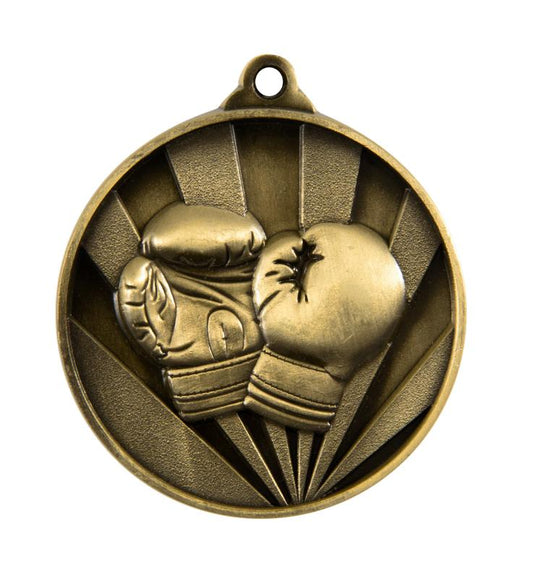 1076-32G Sunrise Medal-Boxing 5cm