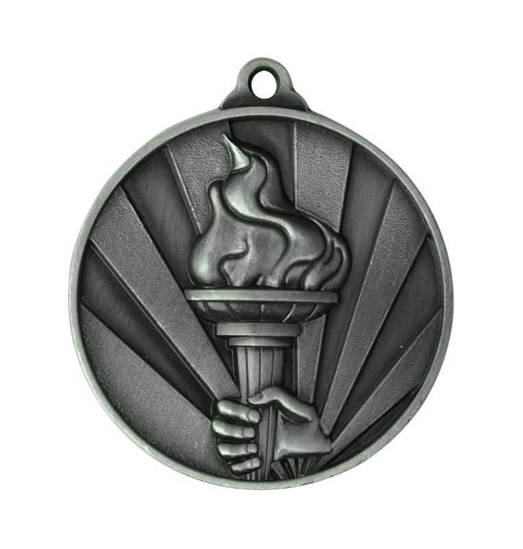 1076-35S Sunrise Medal-Victory Torch 5cm