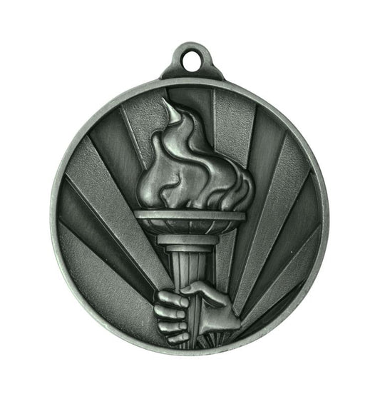 1076-35S Sunrise Medal-Victory Torch 5cm