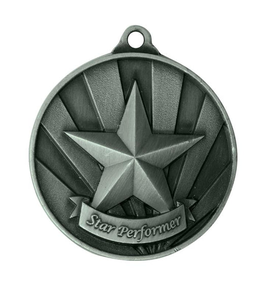 1076-37S Sunrise Medal-Star Performer 5cm