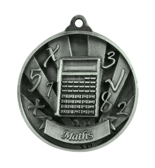 1076-40S Sunrise Medal-Maths 5cm